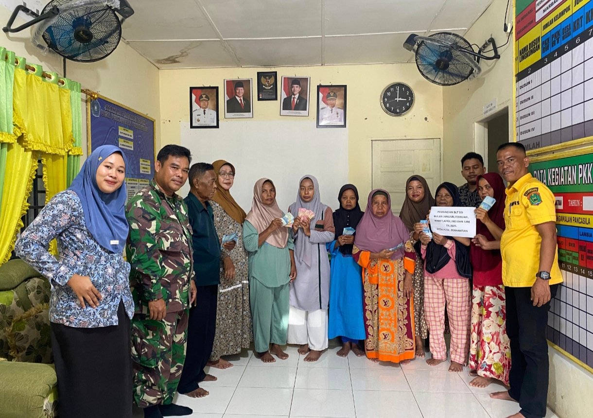 PEMBAGIAN BLT DD PERK. PERNANTIAN BULAN JANUARI - JUNI 2025