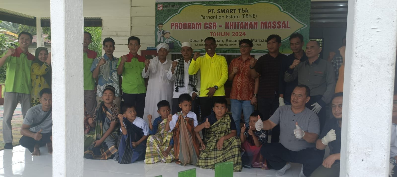 PELAKSANAAN PROGRAM CSR KHITANAN GRATIS DARI PT. SMART DESA PERK. PERNANTIAN